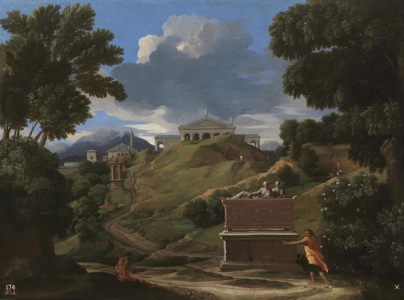 Nicolas Poussin Paisaje con ruinas